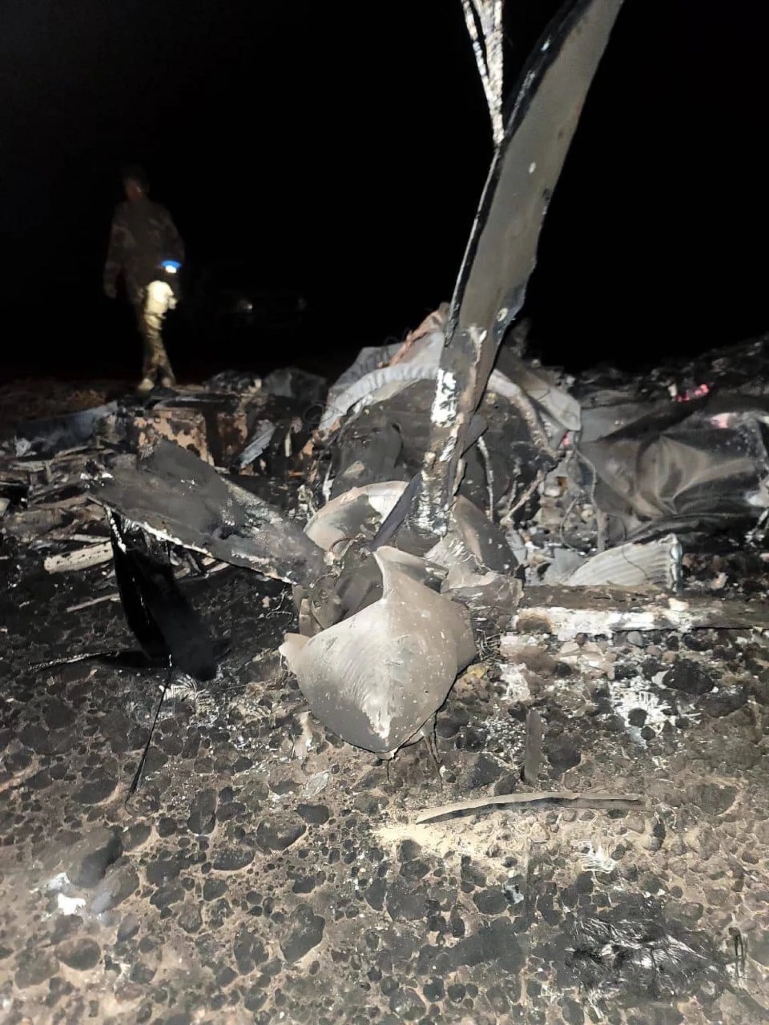 صورة «الدرون» المحطمة (موقع مينا ديفانس الجزائري)